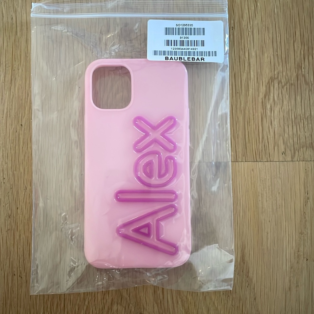 Alex! Baublebar phone case! I phone 12! BRAND NEW!